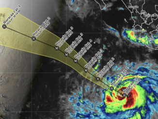 Genevieve se intensifica a huracán categoría 1 frente al Pacífico mexicano