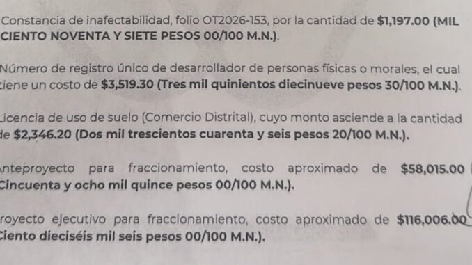Condona Municipio pago de permisos al Infonavit para facilitar construcción de vivienda del Bienestar