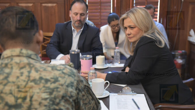 Maru Campos ordena reforzar atención en Cinco Llagas durante Mesa de Seguridad
