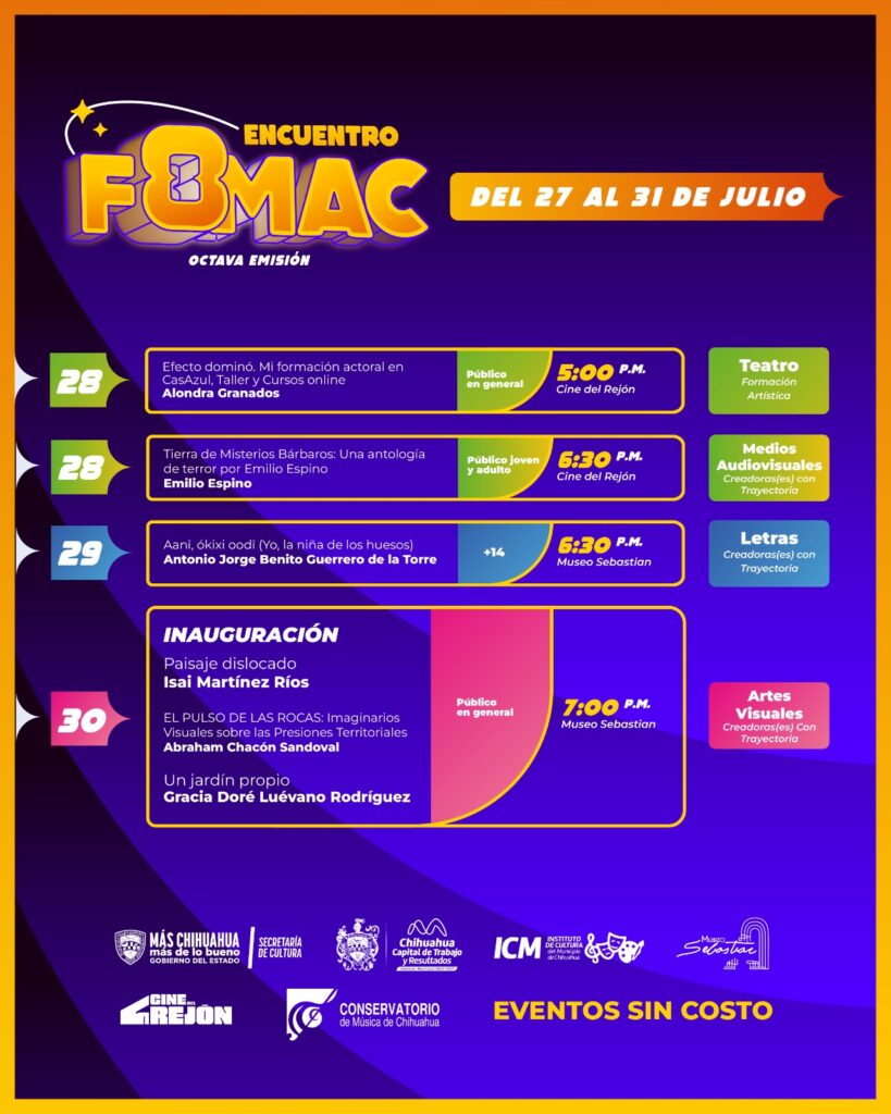 Invita Municipio a disfrutar de la última semana de actividades del Encuentro FOMAC 8 de julio