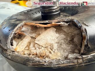 Descubren tres kilos de presunta metanfetamina en aeropuerto de Toluca