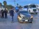 Patrulla provoca choque al cortar circulación en la CH-P; hay daños materiales