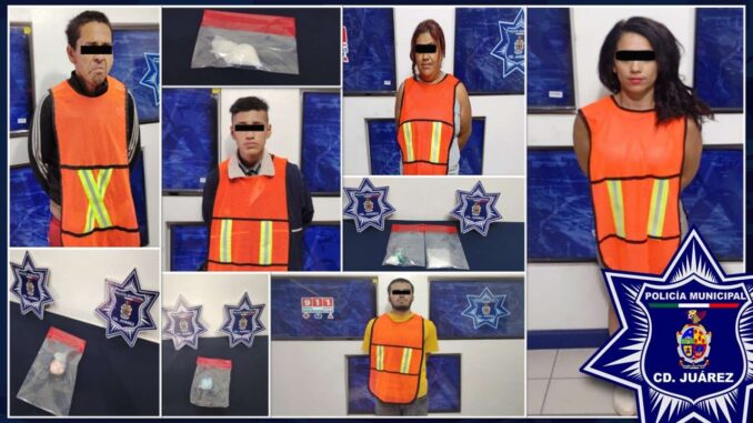 Arrestan a 5 por narcomenudeo