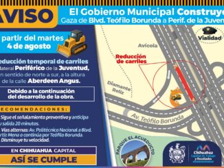 ¡Toma precauciones! Reducirán carriles en tramo de lateral periférico de la Juventud