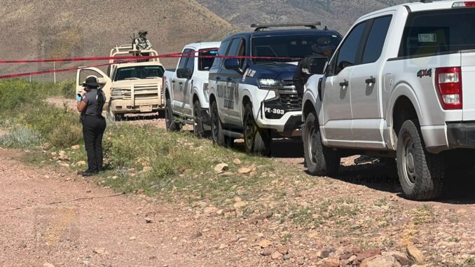 Hallan cuerpo en camino de terracería cercano a la autopista Chihuahua-Juárez