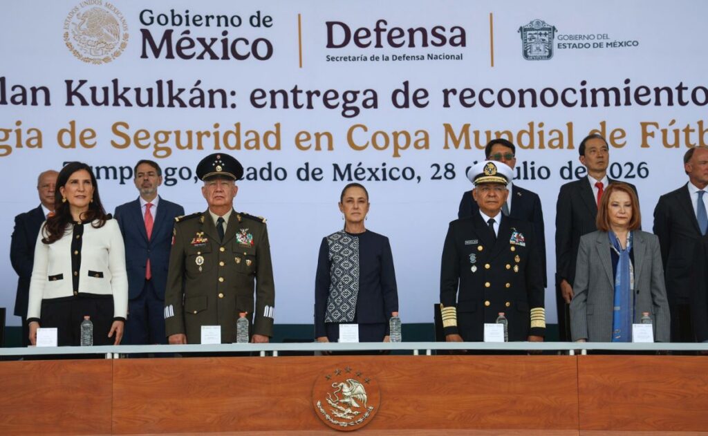 Sheinbaum reconoce a servidores públicos que participaron en el Plan Kukulkán del Mundial 2026