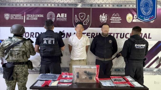 Arrestan a dos masculinos en cateo en colonia Nuevo Triunfo