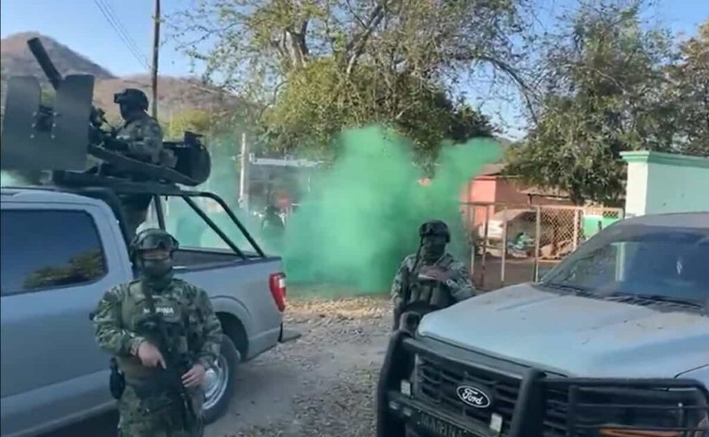 Marina detiene a miembros de Los Mayos; libera a hija de Ismael Zambada y abate a 11 delincuentes en Sinaloa