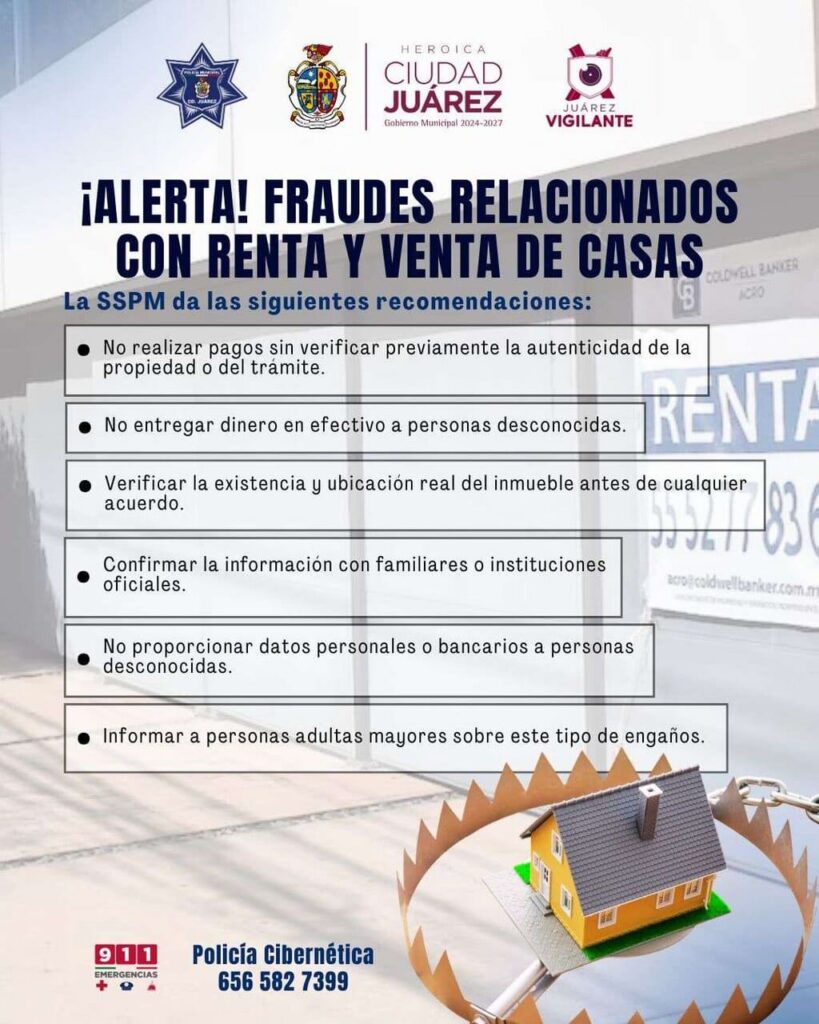 Alertan por fraudes en renta o venta de viviendas