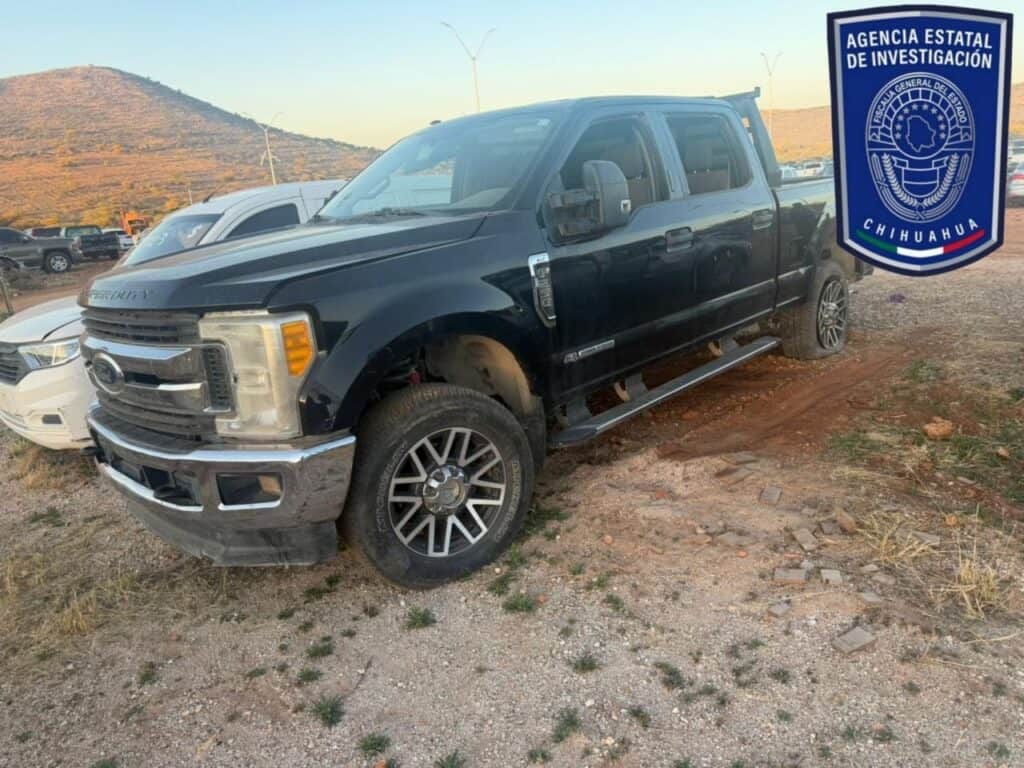 Recupera AEI en Parral pick up robada en carretera Chihuahua- Satevó