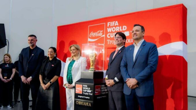 Hoy Chihuahua levanta un símbolo que une a todo México: Marco Bonilla en brindis de la Copa del Mundo