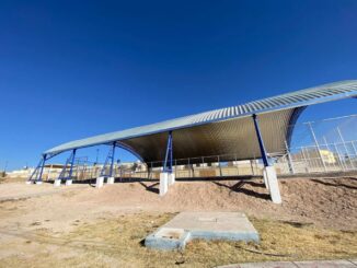 Rehabilita Municipio canchas en Romanzza y Libia con domo y mejoras integrales