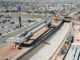 Instalan trabes en Paso Superior de vialidad Los Nogales y avenida de las Industrias