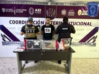 Detienen a sujeto con droga y arma de fuego en el Fraccionamiento Molino de Agua