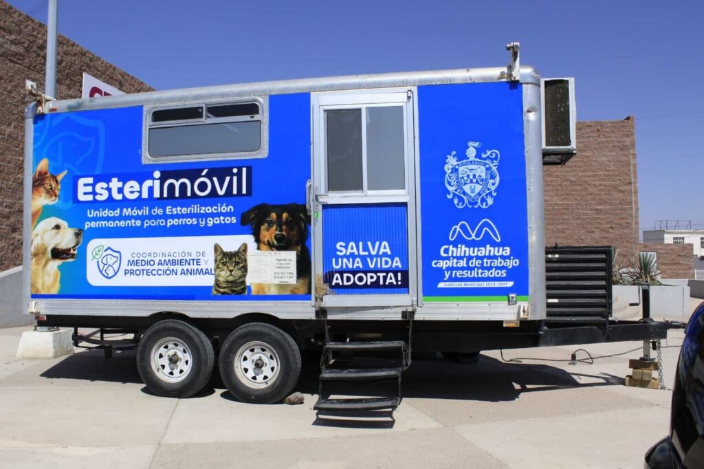 Estará Esterimóvil del Municipio en Jardines del Sol con servicios gratuitos para perros y gatos