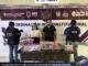 Presentan a pareja detenida y aseguramiento tras cateo de Quinta Sebastián
