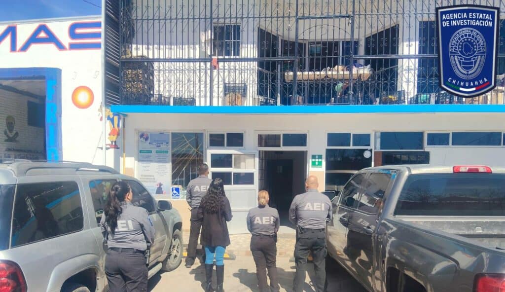 Realizan agentes de la AEI operativo en centro de rehabilitación de Nuevo Casas Grandes