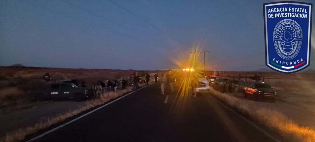 Despliega Policía Investigadora operativo por agresión contra militares en Jiménez