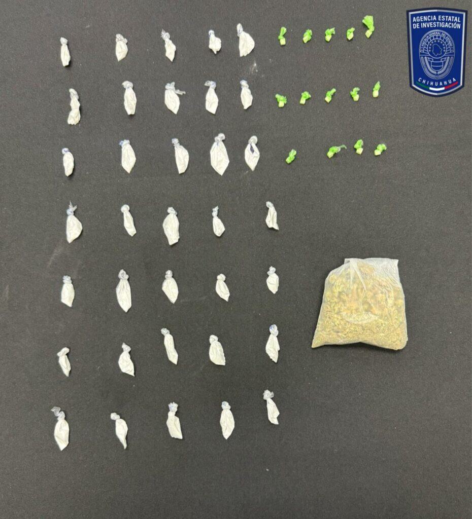 Detiene COE a masculino en posesión de marihuana y cocaína en Cd. Juárez