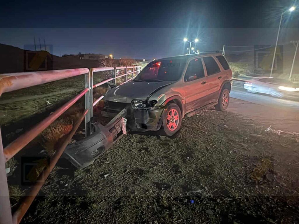 Accidente en el R. Almada deja conductor lesionado