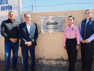 Inaugura Estado pavimentación de calle y plantas purificadoras de agua en Ascensión