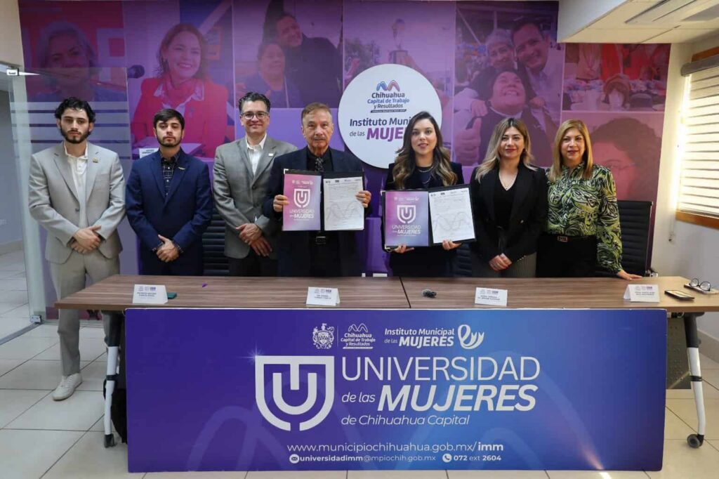 Firma Municipio alianza con URN para ampliar la oferta educativa de la Universidad de las Mujeres