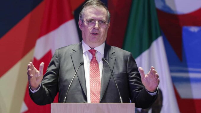 Ebrard; viajará a EE.UU. la próxima semana