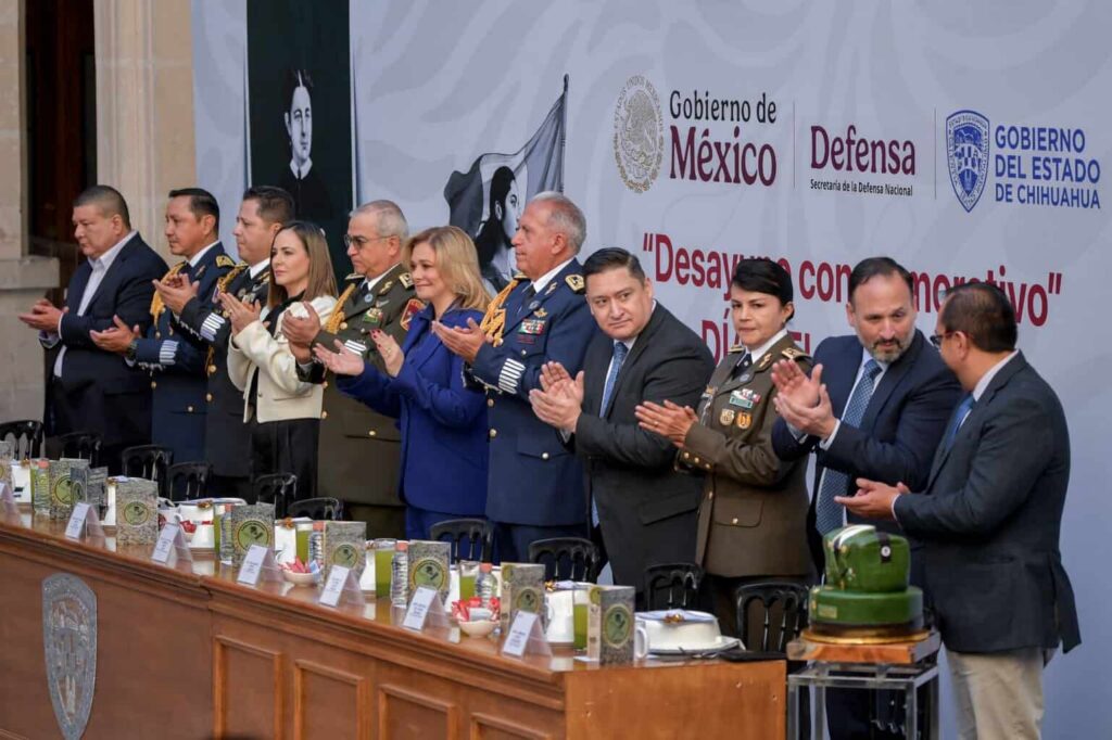 Maru Campos conmemora al Ejército Mexicano en su 113 aniversario
