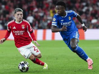 UEFA estudia el presunto incidente racista contra Vinicius en el Real Madrid vs Benfica