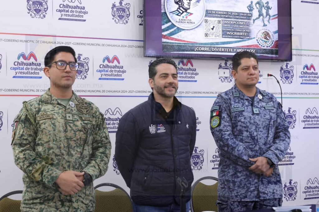 Presentan carrera recreativa de 5K por el mes del Ejército y la Fuerza Aérea