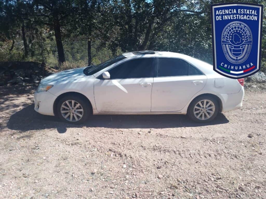 Recupera AEI en Balleza vehículo robado horas antes en Guachochi