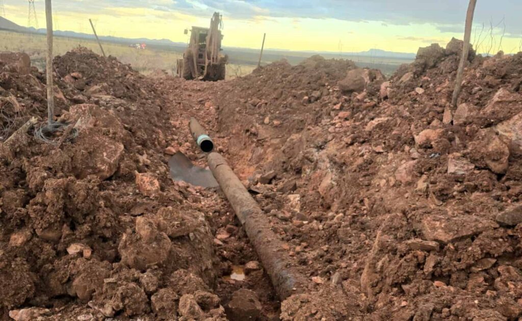 Apoyó Policía Municipal y Bomberos en incidente con un ducto de gas en Ojo Laguna