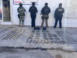 Aseguran vehículos con cartuchos y equipo táctico durante operativo conjunto en Guachochi