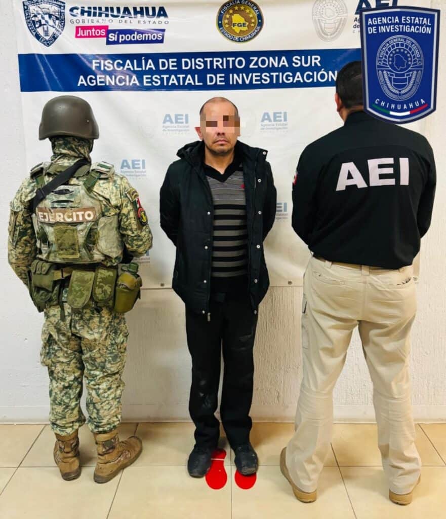 Captura FGE Zona Sur a imputado por robo a casa habitación en Parral