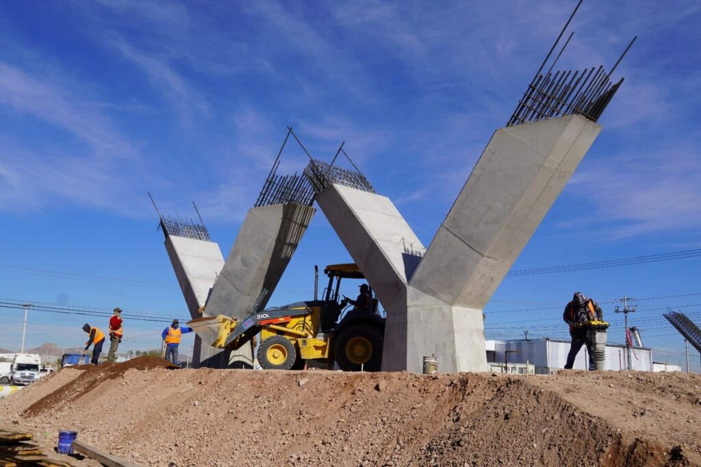 Avanza Municipio con la construcción de Paso Superior en carretera Aldama y avenida Fuerza Aérea
