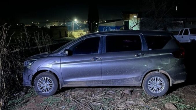 Asegura FGE en ciudad Madera dos vehículos con reportes de robo