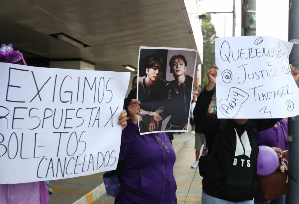 Army BTS marchan para exigir claridad ante «abusos» en venta de boletos