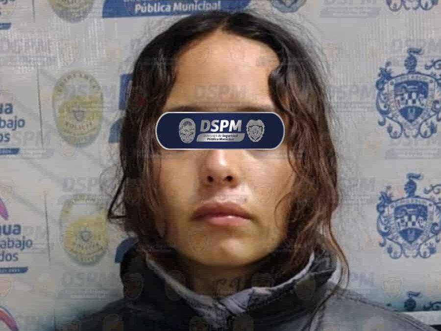 Detuvo Grupo k9 a mujer con moto con reporte de robo en la Campesina