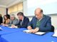 Firma Escuela Normal Superior convenio de colaboración con las secciones 8 y 42 del SNTE