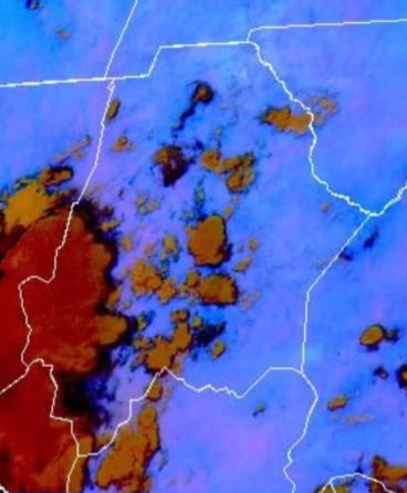 Se mantiene vigilancia ante celdas de tormenta en Aldama