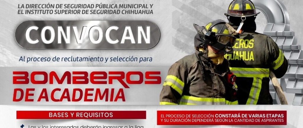 Abre Municipio las últimas convocatorias para formar policías y bomberos de esta administración