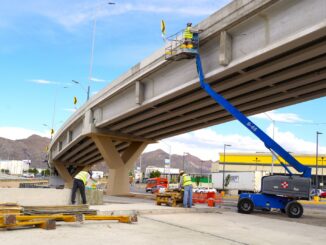 En recta final Paso Superior de Los Nogales e Industrias: supera 90% de avance