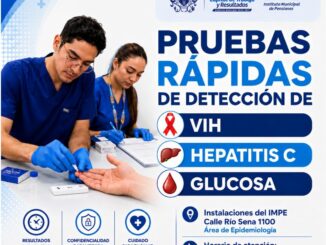 Invita Municipio a la ciudadanía a jornada de salud preventiva y detección oportuna VIH, Hepatitis C y glucosa