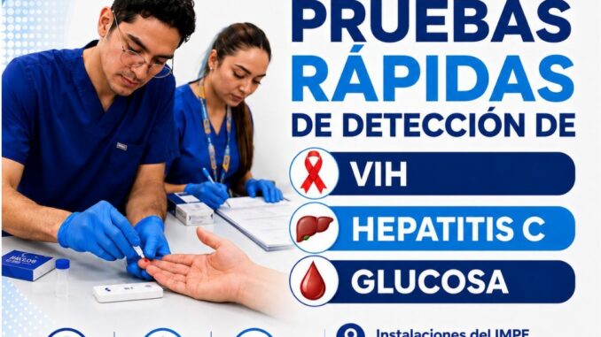 Invita Municipio a la ciudadanía a jornada de salud preventiva y detección oportuna VIH, Hepatitis C y glucosa