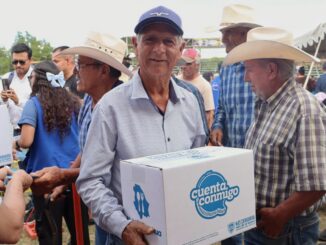 Lleva Secretaría de Desarrollo Humano 300 apoyos alimentarios de NutriChihuahua a familias de Bachíniva
