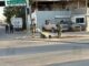 Motocicleta se incendia en calles de la colonia San Felipe