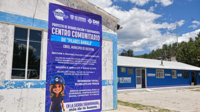 Maru Campos continúa su “Ruta Chihuahua” con visita al Cerenam de Creel, Bocoyna