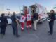 Choque entre patrulla y particular deja a una conductora lesionada