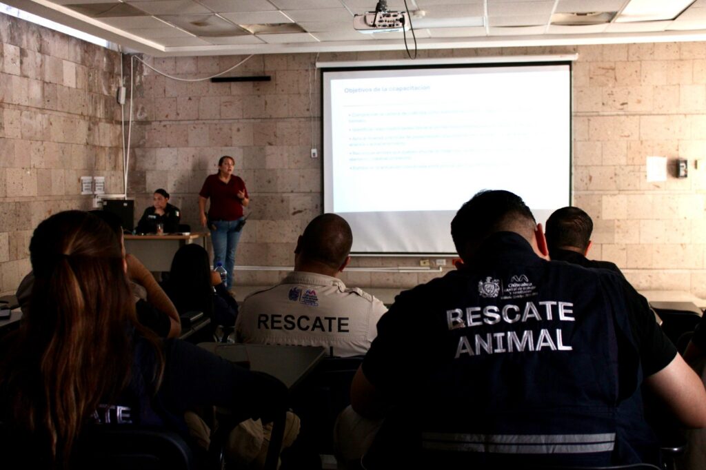 Imparte Policía Municipal capacitación en Cadena de Custodia a Brigada de Rescate Animal del Municipio