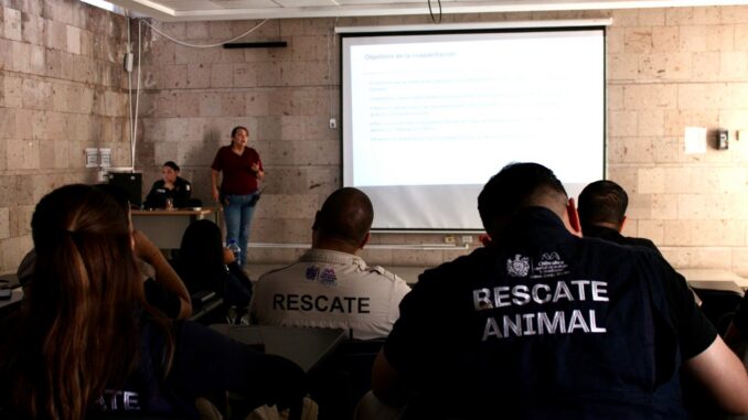 Imparte Policía Municipal capacitación en Cadena de Custodia a Brigada de Rescate Animal del Municipio